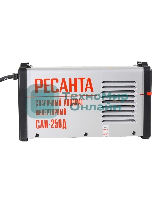 Сварочный аппарат Ресанта САИ-250Д инвертор ММА/TIG 9.5кВт