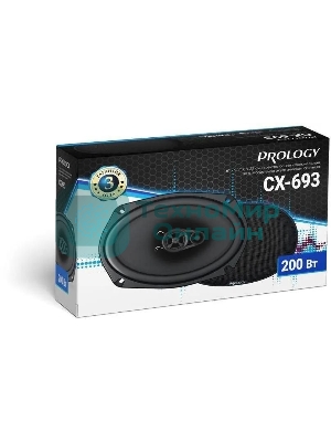 Колонки автомобильные Prology CX-693 200Вт 90дБ 4Ом 15x23см (6x9дюйм) (ком.:2кол.) коаксиальные трехполосные