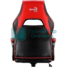 Кресло Aerocool AC40C AIR чёрный, экокожа, 150 кг, механизм качания