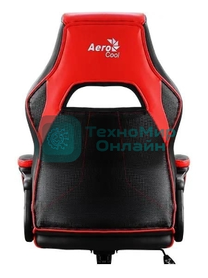 Кресло Aerocool AC40C AIR чёрный, экокожа, 150 кг, механизм качания