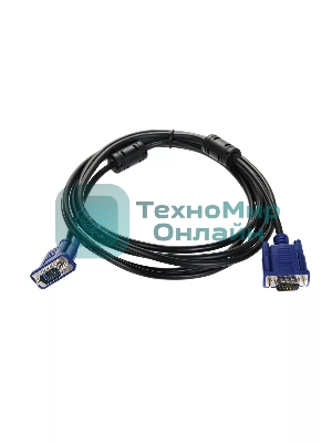 Кабель соединительный SVGA (15M/M) 3 м 2 фильтра TV-COM QCG120H-3M