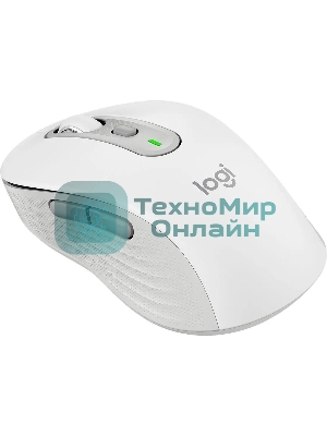 Мышь беспроводная Logitech M750 белый, 4000 dpi, радиоканал, Bluetooth, USB, кнопки - 5