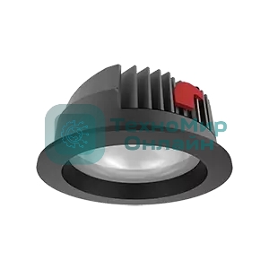 Светильник светодиодный ДВО-10Вт 1000Лм 4000К DL-PRO IP65 черный