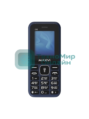 Мобильный телефон Maxvi C30 синий