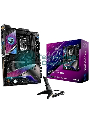 Материнская плата ASRock Z890 Nova WiFi, LGA 1851, Intel Z890, 4xDDR5, 4xSATA, 6xM.2, 1xPCIe 5.0 x16, 1xPCIe 4.0 x16, 1xPCIe x4, 1xHDMI, 2xThunderbolt 4, 1x5Gb LAN, 1x2.5Gb LAN, 4xUSB-A 3.2 Gen 2, 4xUSB-A 3.2 Gen 1, 2xUSB 2.0, 7.1, ATX