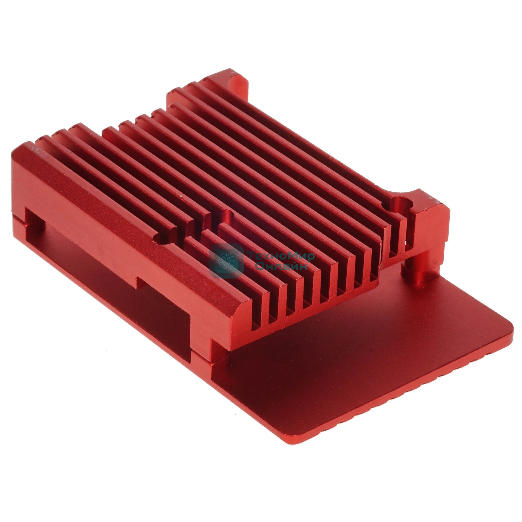 Корпус Qumo Aluminum case without fan, Raspberry Pi 4, red(RS004)