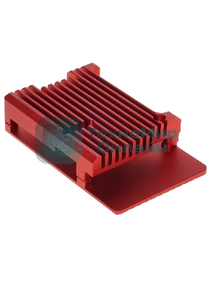 Корпус Qumo Aluminum case without fan, Raspberry Pi 4, red(RS004)