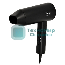 Фен Puff 1301Bl черный, 1300 Вт, компактный