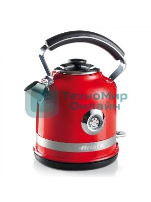 Чайник электрический Ariete Moderna 2854 красный, 2000 Вт, 1.7 л