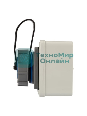 Розетка настенная Rexant влагозащищенная с крышкой 16 А, 2Р+РЕ, IP68