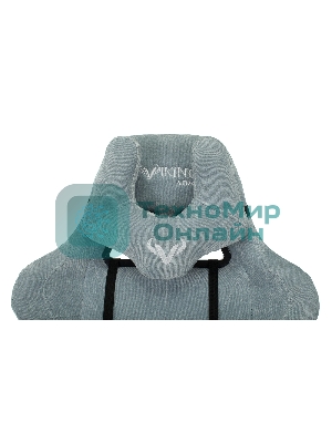 Кресло Бюрократ VIKING KNIGHT LT28 FABRIC серо-голубой, ткань, 120 кг, механизм качания