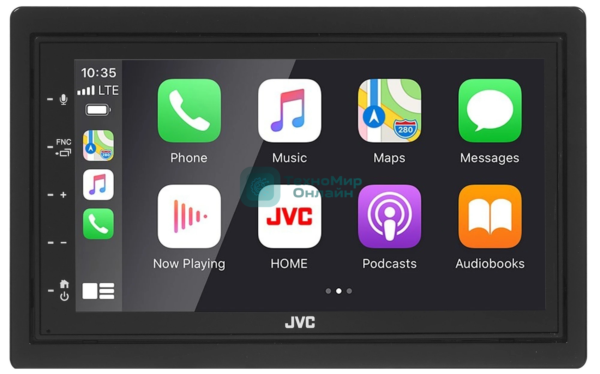 Автомагнитола JVC KW-M560BT, 2 DIN, 6.8