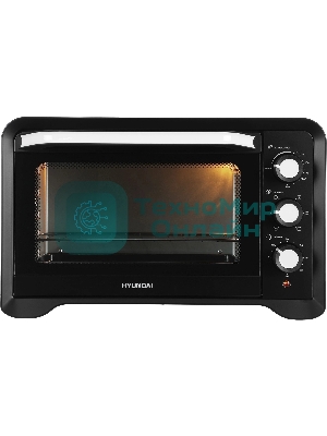 Мини-печь Hyundai MIO-HY094 35 л, 1600 Вт, черный