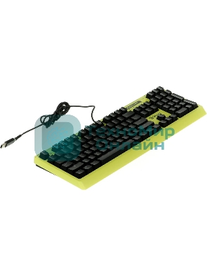 Клавиатура проводная A4Tech Bloody B810RC Punk USB желтый/черный