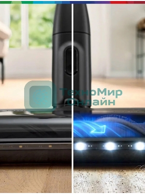 Пылесос вертикальный Bosch BCS931GAC серый, питание от аккумулятора, уборка сухая, пылесборник 0.4 л