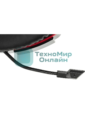 Гарнитура проводная A4Tech Bloody G500 черный/красный (1.5 м) микрофон