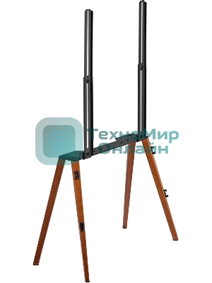 Подставка для телевизора Cactus CS-ST3644BKWN черный/орех, 43