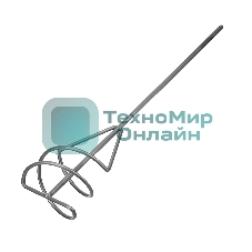 Миксер Сибртех для строительных смесей, 100х9х450 мм, шестигранный хвостовик