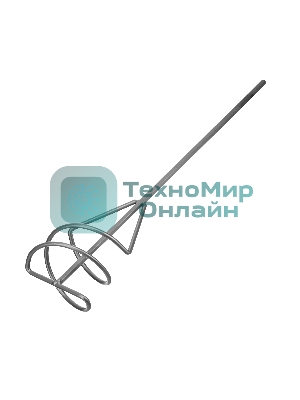 Миксер Сибртех для строительных смесей, 100х9х450 мм, шестигранный хвостовик