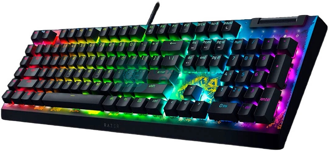 Клавиатура Razer BlackWidow V4 X Fortnite Edition проводная, USB Type-A, чёрный