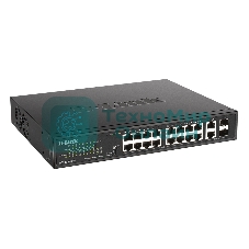Коммутатор D-Link DES-1018MPV2/A1A, 16×100 Мбит/с + 2×1 Гбит/с Combo, неуправляемый
