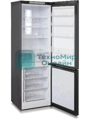 Холодильник Бирюса Б-W960NF графит двухкамерный 240/100л морозилка снизу, No Frost
