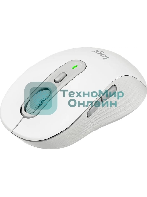 Мышь беспроводная Logitech M750 белый, 4000 dpi, радиоканал, Bluetooth, USB, кнопки - 5