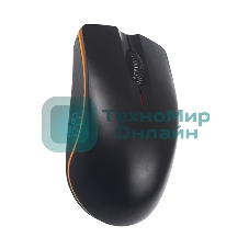Мышь проводная Qumo Practic Office M90 черный, 1000 dpi, USB, кнопки - 3