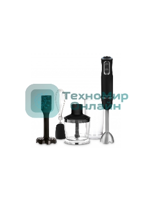 Блендер погружной BRAYER BR1247 1000 Вт, 5 скорост, турбореж, изм 500 мл, стак 600 мл, венчик