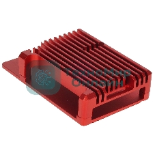 Корпус Qumo Aluminum case without fan, Raspberry Pi 4, red(RS004)