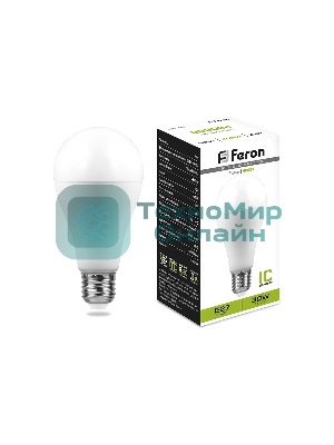 Лампа светодиодная Feron LB-130 30Вт Е27 белый