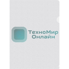 Папка-уголок Silwerhof Eco тисненый A4 пластик 0.12мм прозрачный