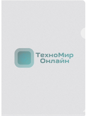 Папка-уголок Silwerhof Eco тисненый A4 пластик 0.12мм прозрачный