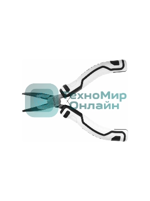 Длинногубцы Matrix Mini, 125 мм изогнутые, авторазжим, PRO