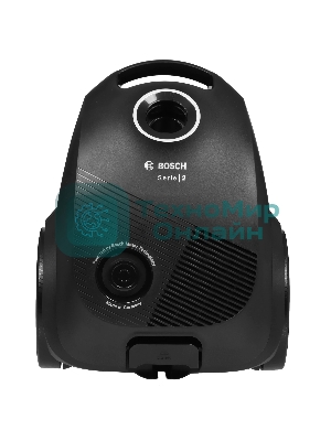 Пылесос Bosch BGBS2LB1 черный, 600 Вт, уборка сухая, пылесборник мешок 3.5 л