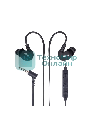 Проводные наушники Ritmix RH-199M черный, накладные, Jack 3.5 мм, регулировка громкости