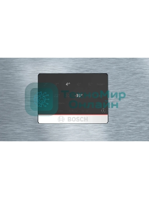 Холодильник Bosch KGN76CI30U серебристый двухкамерный 406/115л морозилка снизу, No Frost