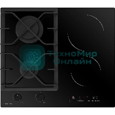 Комбинированная варочная панель HIBERG VM 6021 B независимая, черный