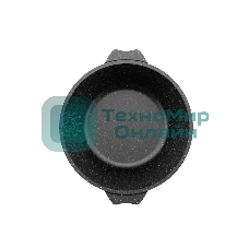 Кастрюля Гранит черный 3 л, АП 43802