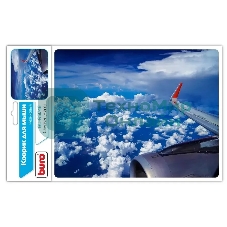 Коврик для мыши Buro BU-R51748 рисунок/самолет