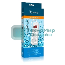 Сетевой фильтр 16А, 3500 Вт, 3 гнезда, без з/ш, с з/к, ПВС 3x1.0, 5 м, белый (SBSP-3-50-W)