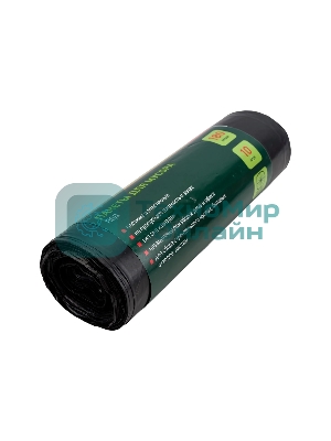 Пакеты для мусора Сибртех 180 л 10 шт пвд, короткий ролик, тип дна Звезда