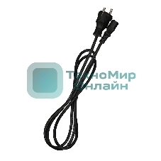 Кабель компьютер-розетка 220V EURO VDE 3G*1.0мм2 медь TELECOM TE021-CU 1,8м