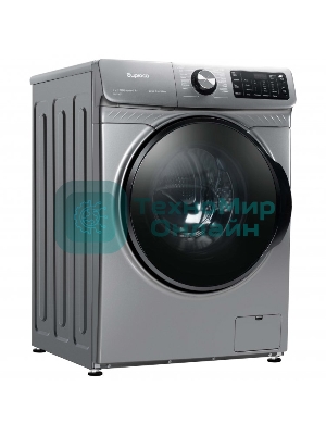 Стиральная машина Бирюса WM-SM814/03 M Металлик, загрузка фронтальная 8 кг, 1200 об/мин, класс А+++