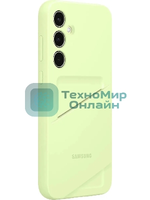 Чехол (клип-кейс) Samsung для Samsung Galaxy A35 Card Slot Case A35 лайм (EF-OA356TMEGRU)