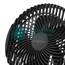 Вентилятор настольный Coolfort CF-2000 скоростей:3 черный