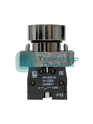 Кнопка BA21 черн. NO IP65 PROxima EKF xb2-ba21-65