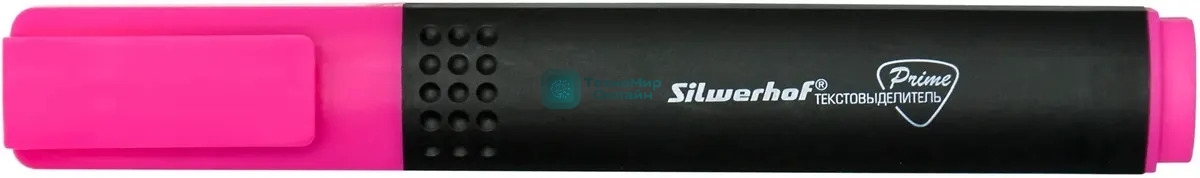 Текстовыделитель Silwerhof Prime 108031-08, скошенный пишущий наконечник, 1-4мм, розовый, коробка