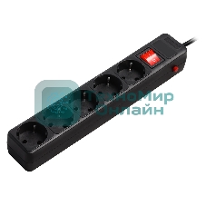 Сетевой фильтр Smartbuy (SBSP-5-18-K) 5 гн х 1,8 м черный