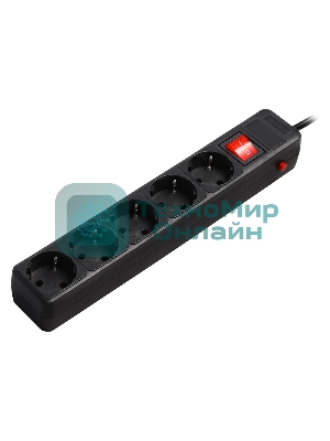 Сетевой фильтр Smartbuy (SBSP-5-18-K) 5 гн х 1,8 м черный